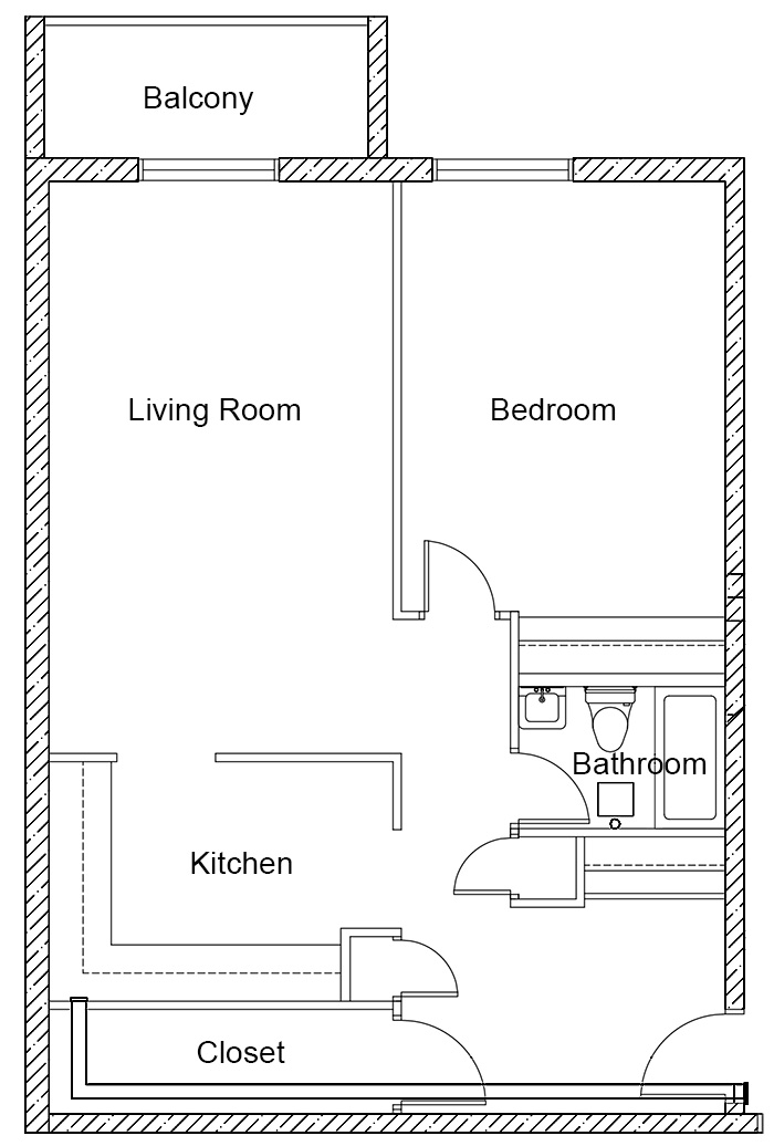 1 Bedroom - Suite A